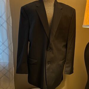 Jos. A. Bank Elegant Black Blazer Size 48 L Suit Coat Excellent condition